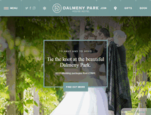 Tablet Screenshot of dalmenypark.com